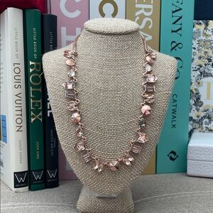 🌟♥️Kenneth Cole Rose Gold Swarovski Crystal Geometric Necklace♥️🌟NWT